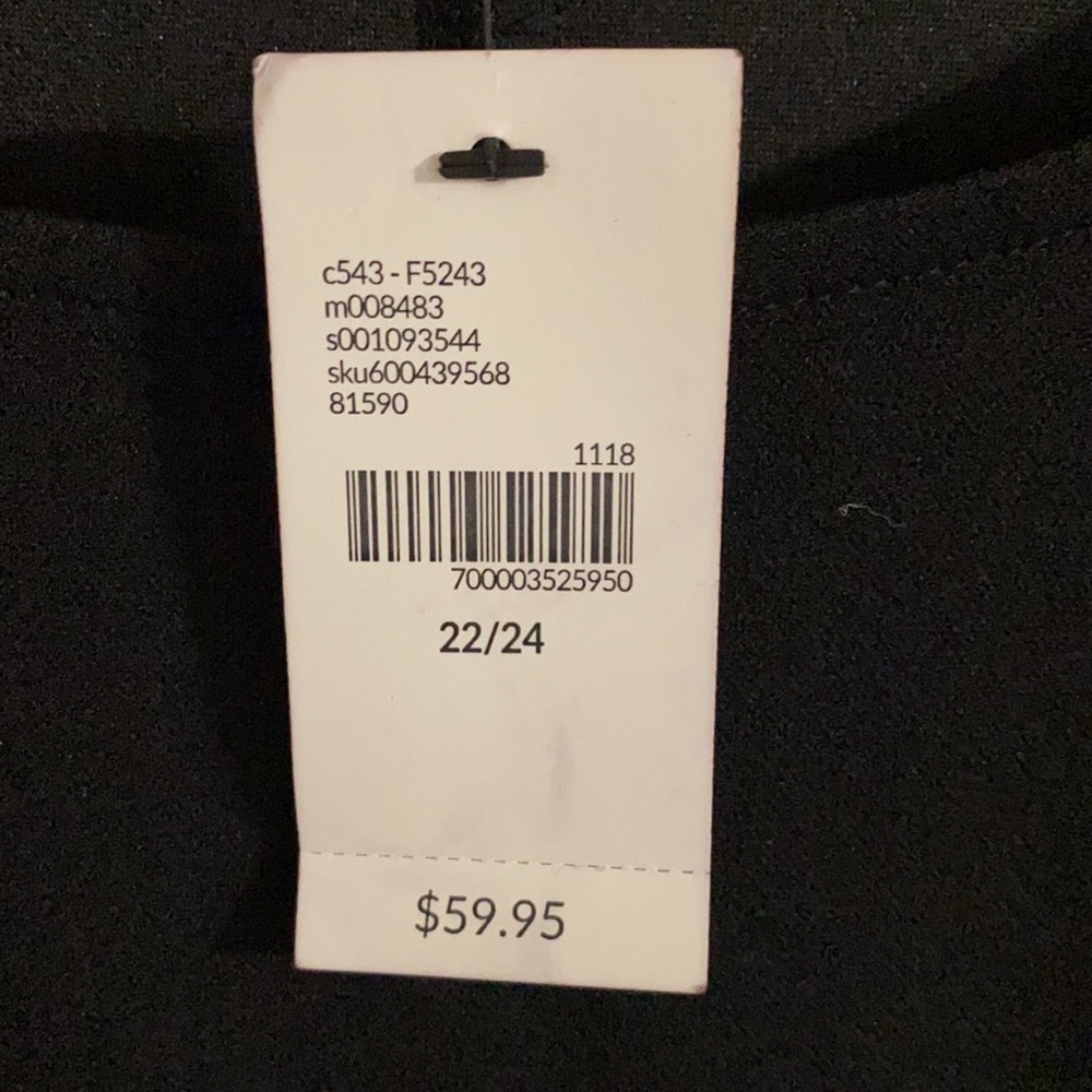 Lane Bryant solid Black dress - Picture 6 of 6